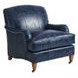 Sydney Blue Leather Upholstered Chair