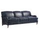 Sydney Blue Leather Upholstered Sofa