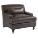 Oxford Brown Leather Upholstered Chair