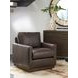 Meadow View Brown Leather Upholstered Chair