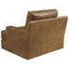 Millington Brown Leather Upholstered Accent Chair by Barclay Butera