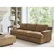 Millington Brown Leather 95" Sofa by Barclay Butera