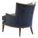 Atwood Blue Leather Upholstered Chair