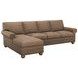 Braxton Mocha Leather Modular Sectional