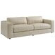 Key Biscayne Granville Ivory Leather 94" Sofa