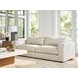 Key Biscayne Granville Ivory Leather 94" Sofa