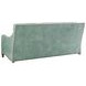 Twin Palms Koko Green Leather 85" Sofa with Nailhead Trim