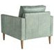 Sunset Key Marcella Green Leather Upholstered Accent Chair
