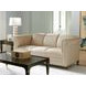 Springfield Carlyle Beige Leather 82" Apt Sofa with Nailhead Trim