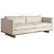 Sunset Key Cream Leather Brixton Living Room Set