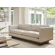Sunset Key Cream Leather Brixton Living Room Set