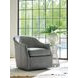 Escala Ariana Gray Leather Upholstered Escala Ariana Swivel Chair