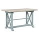 Darcy Beige and Mint Green 82" Extendable Rectangular Counter Height Table