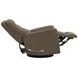 Gemini Snazzy Shiitake Manual Swivel Glider Recliner
