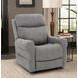 Lloyd Stonewash Dove Performance Fabric Power Lift Recliner with Power Lumbar and USB Charging