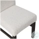 High Line White Upholstered Dining Chair Set Of 2