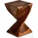 Paloma Natural Wood Glaze Accent Side Table