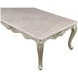 Monique Champagne and Beige Rectangular Marble Top Cocktail Table