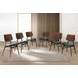 Oscar Teal Upholstered Dining Chair Set of 6
