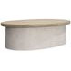 Easley Gray Oval Cocktail Table
