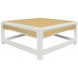 Locklin White Lacquer 40" Rectangular Coffee Table