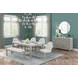 Essence Beige And Gray Upholstered Dining Bench