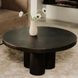 Logan Black Outdoor Round Coffee Table