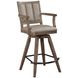 Logans Point Beige Spectator Swivel Upholstered Barstool