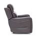 Longview Rainer Walnut Leather Power Lift Recliner with Nailhead Trim and USB Charging
