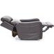 Longview Rainer Walnut Leather Power Lift Recliner with Nailhead Trim and USB Charging