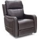 Longview Rainer Walnut Leather Power Lift Recliner with Nailhead Trim and USB Charging
