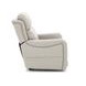 Longview Rainer Dove Leather Power Lift Recliner with Nailhead Trim and USB Charging