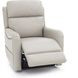 Longview Rainer Dove Leather Power Lift Recliner with Nailhead Trim and USB Charging