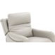 Longview Rainer Dove Leather Power Lift Recliner with Nailhead Trim and USB Charging