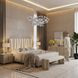 Lotus Bay Sand King Panel Bed with LED and USB Charging