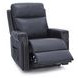 Louisville Rainer Ocean Leather Zero Gravity Lay Flat Power Lift Recliner with USB Charging and Nailhead Trim