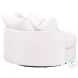 Lourne Performance Boucle Snow Grand Swivel Chair