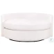 Lourne Performance Boucle Snow Grand Swivel Chair