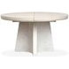 Moonwater Misty Cloud 72" Extendable Oval Dining Table
