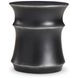 Maya Black And Silver Highlights Outdoor Round Accent Table