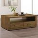 Garland Brown Rectangular Wood Top Cocktail Table