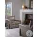 Esmeralda Limestone And Rustic Black Martini Table