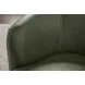 Barolo Lyric Sage Leather Upholstered Swivel Club Chair