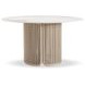 Trellis Brown and Beige Outdoor Dining Room Set
