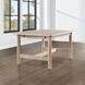 Gabby Light Brown 60" Extendable Rectangular Dining Table