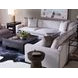 Great Room White 2 Piece Sectional with Throw Pillows