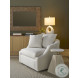 Cadence Carrara Marble And Sand Cerused Accent Table