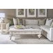 Great Room Gray 2 Piece Sectional with Throw Pillows and Runner Base