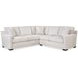 Cornerstone Cream 2 Piece Sectional with Throw Pillows