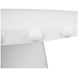 Lucian White 62" Round Dining Table
